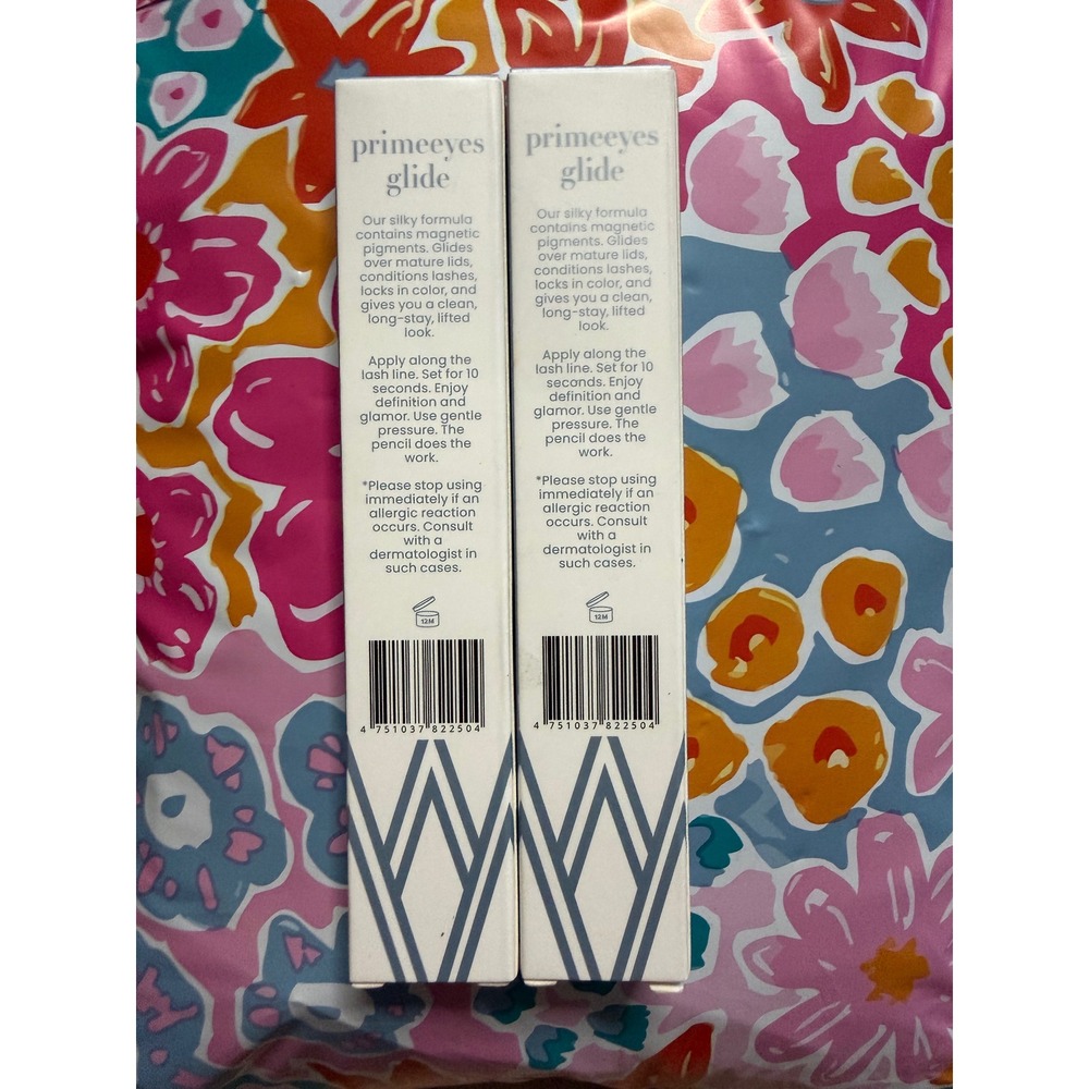 PrimePrometics PrimeEyes Glide Eyeliner Pencil Duo Mocha Shimmer Women Over 50 - Picture 2 of 3